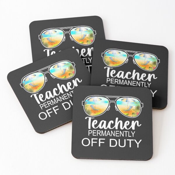 Item preview, Teacher Permanently Off Duty designed and sold by SpecialGift79.