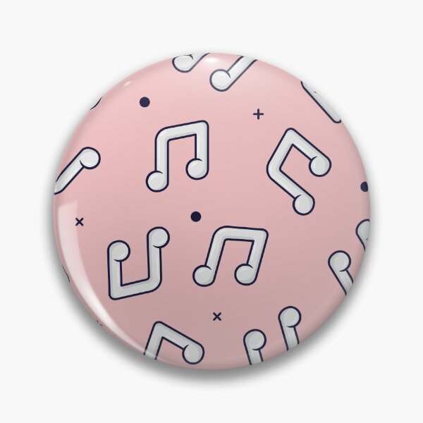 Item preview, Music Notes Pattern | Beam Note Pattern | Music Lover | Baby Pink designed and sold by Minimalwiz.