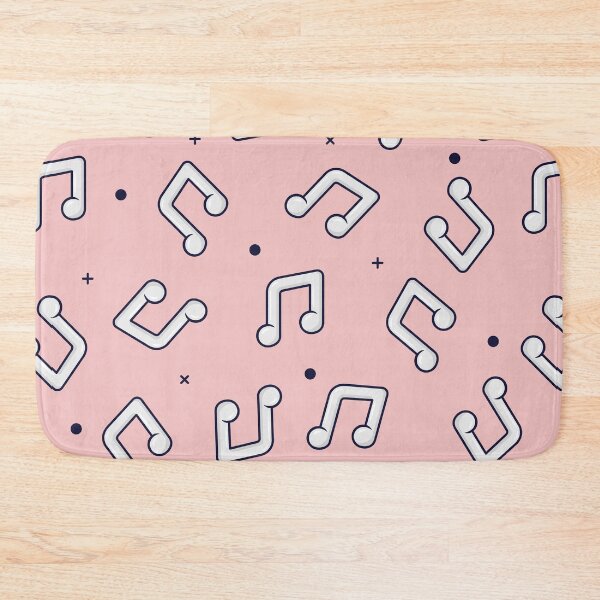 Item preview, Music Notes Pattern | Beam Note Pattern | Music Lover | Baby Pink designed and sold by Minimalwiz.