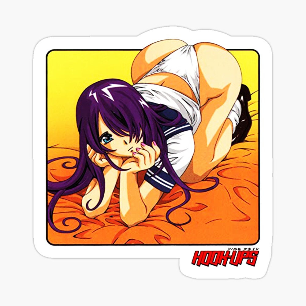 THE SEXY SKATEBOARD WAIFU ANIME GIRL LOVES TO POSE ON THE BED LIKE A GIRL  YOU WOULD HOOK UPS SHIRT AND STICKER 