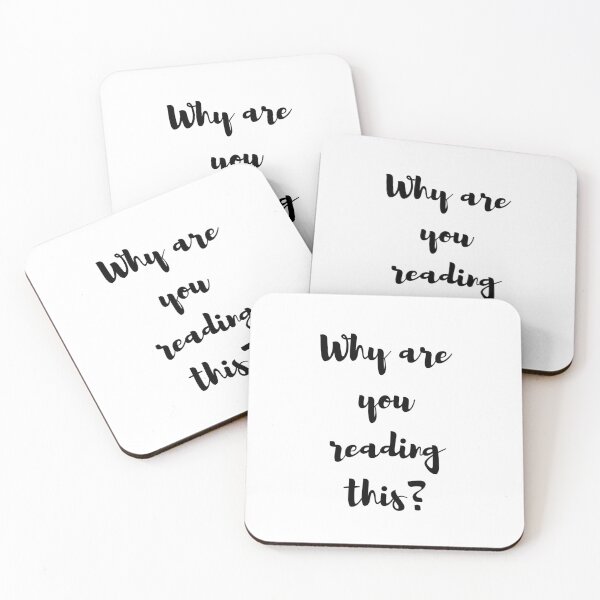 Item preview, Why are you reading this?  designed and sold by Botany Co..