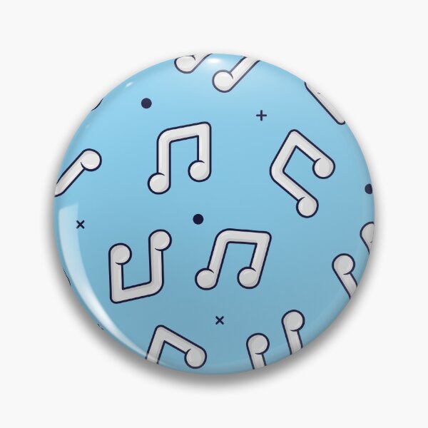 Item preview, Music Notes Pattern | Beam Note Pattern | Music Lover | Baby Blue designed and sold by Minimalwiz.