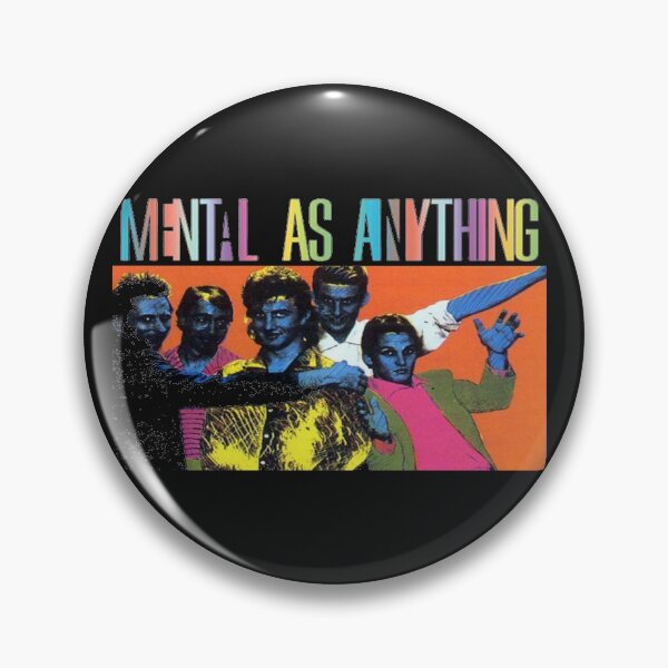 Item preview, Ausrock Mental As Anything Tee designed and sold by Pedro4271.