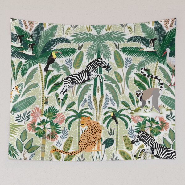 Item preview, Jungle Pattern Illustration  designed and sold by MarcSabuncu.