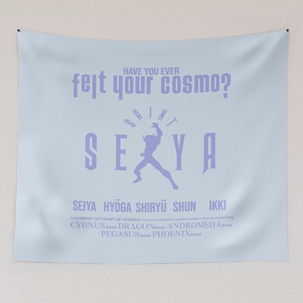 Item preview, Saint Seiya Have you ever felt your cosmo? BLUE / 君は小宇宙を 感じたことがあるか!?/聖闘士星矢 designed and sold by JCBA.