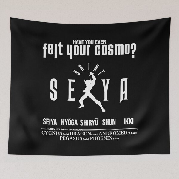 Item preview, Saint Seiya Have you ever felt your cosmo? WHITE / 君は小宇宙を 感じたことがあるか!?/聖闘士星矢 designed and sold by JCBA.