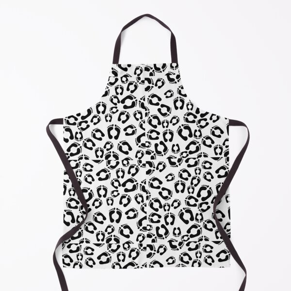 Item preview, Black footprints on white background designed and sold by Tharin2021.