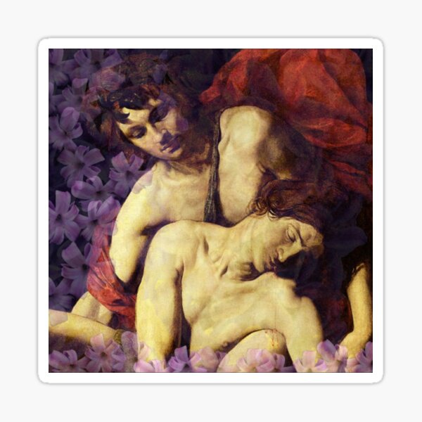 Apollo & Hyacinthus - Greek Mythology  Sticker