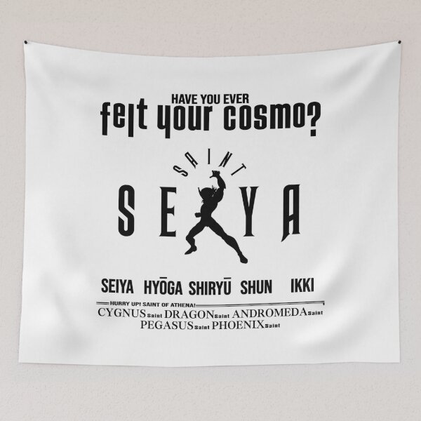 Item preview, Saint Seiya Have you ever felt your cosmo? BLACK / 君は小宇宙を 感じたことがあるか!?/聖闘士星矢 designed and sold by JCBA.