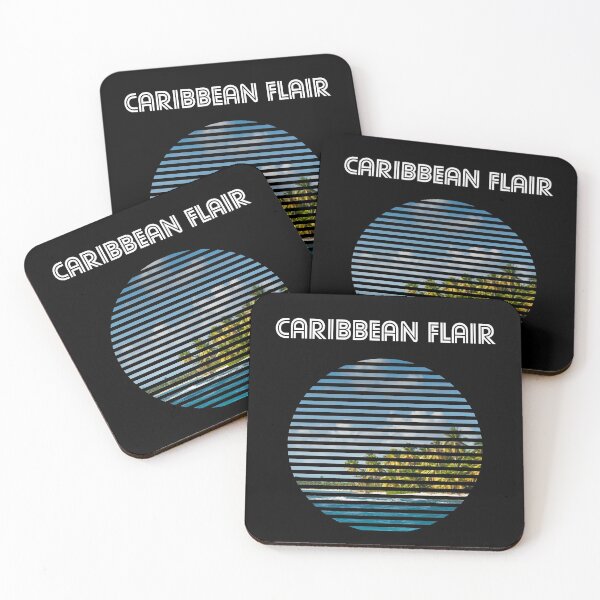 Item preview, Caribbean Flair Vintage Caribbean Vacation Beach designed and sold by DerEmmat.