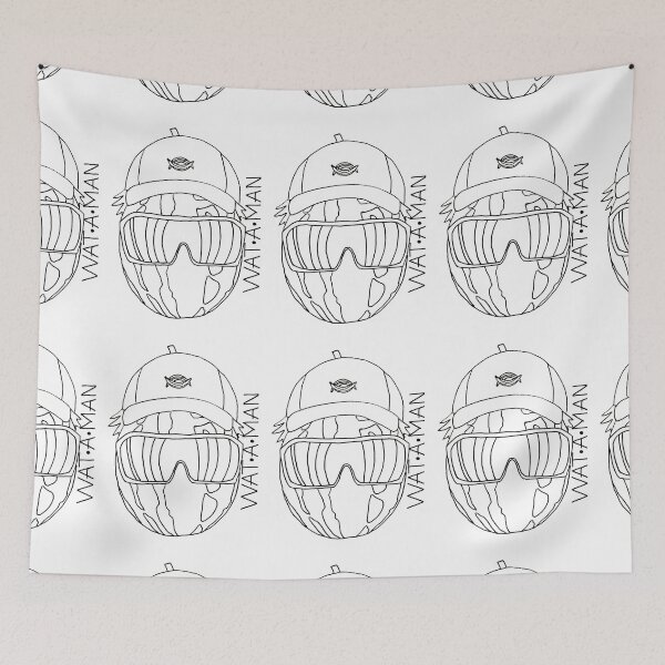 Item preview, Watermelon What A Man Manly Mens Apparel Coloring In  designed and sold by ClosLineDesigns.