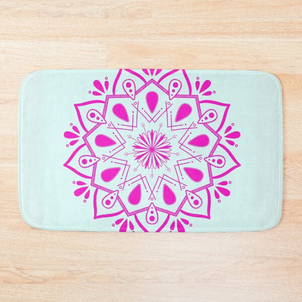 Item preview, Mandala flower rose pink -floral designed and sold by Mammanation.