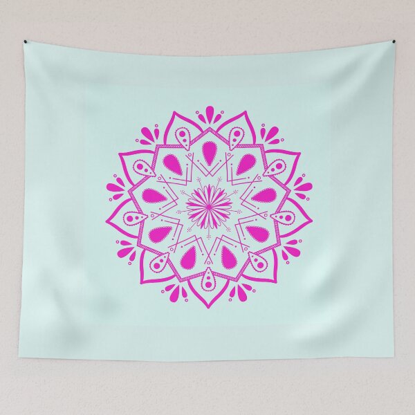 Item preview, Mandala flower rose pink -floral designed and sold by Mammanation.
