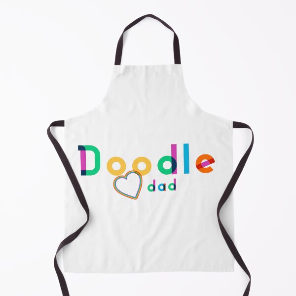 Item preview, Doodle Dad Rainbow lettering - Modern Design - Heart accent designed and sold by 8PawsStudio.