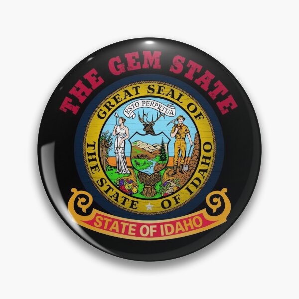 Item preview, IDAHO CROSSROADS STATE FLAG designed and sold by Madjack Tees Kiwi SuperStore.