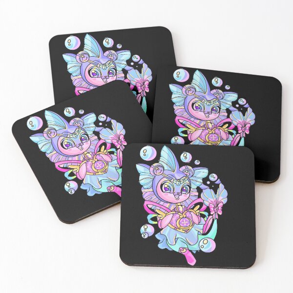Item preview, Creepycute pastel goth fairy cat designed and sold by lucky-fern.