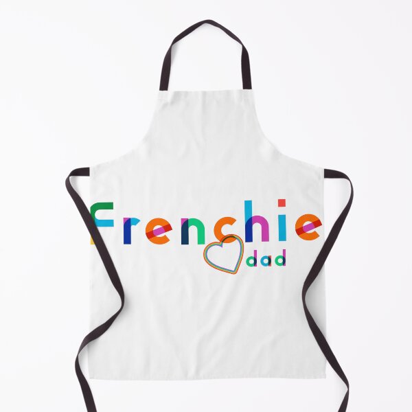 Item preview, Frenchie Dad Rainbow lettering - Modern Design - Heart accent designed and sold by 8PawsStudio.