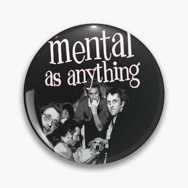 Item preview, Ausrock Mental As Anything Tee 2 designed and sold by Pedro4271.