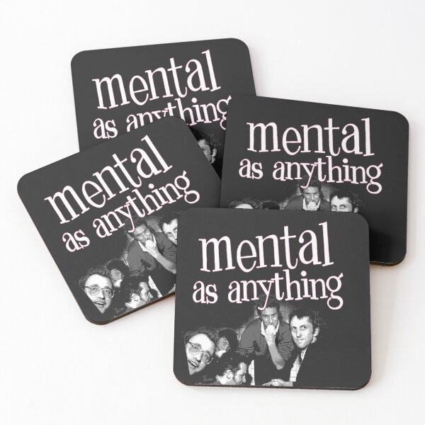Item preview, Ausrock Mental As Anything Tee 2 designed and sold by Pedro4271.