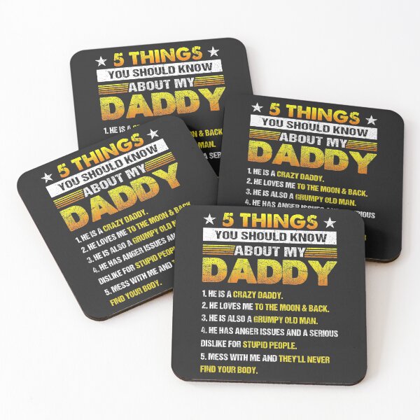 Item preview, 5 things you should know about my daddy designed and sold by SpecialGift79.