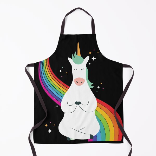 Item preview, Rainbow Meditation Unicorn designed and sold by TheJoyTribe.