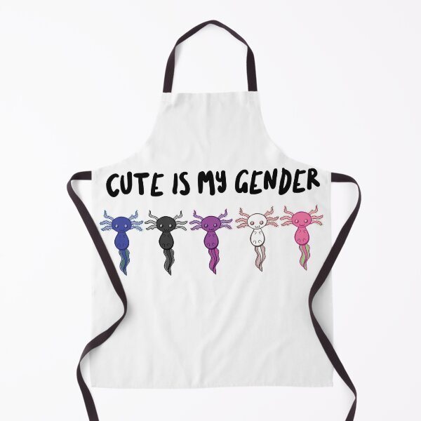 Item preview, Cute is my gender pride axolotls! designed and sold by Gender-Fluid.