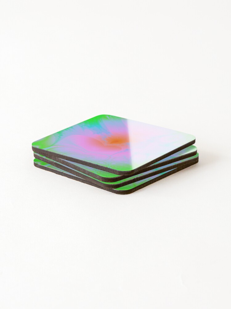 Thumbnail 4 of 5, Coasters (Set of 4), Abstract Drop  designed and sold by SpringForever.