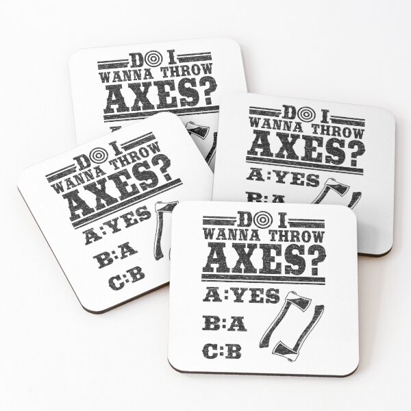 Item preview, Do I Wanna Throw Axes? Axe Throwing Gift Hobby designed and sold by Stronzi.