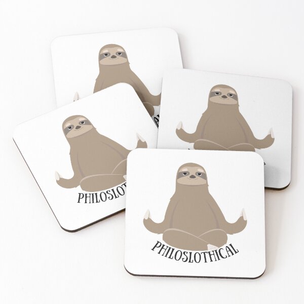 Item preview, Philosophy Sloth Meditation Joke designed and sold by BodhiCrave.