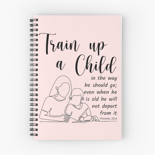 Item preview, Train Up A Child Bible Verse Proverbs 22 6 designed and sold by KA DESIGNS.