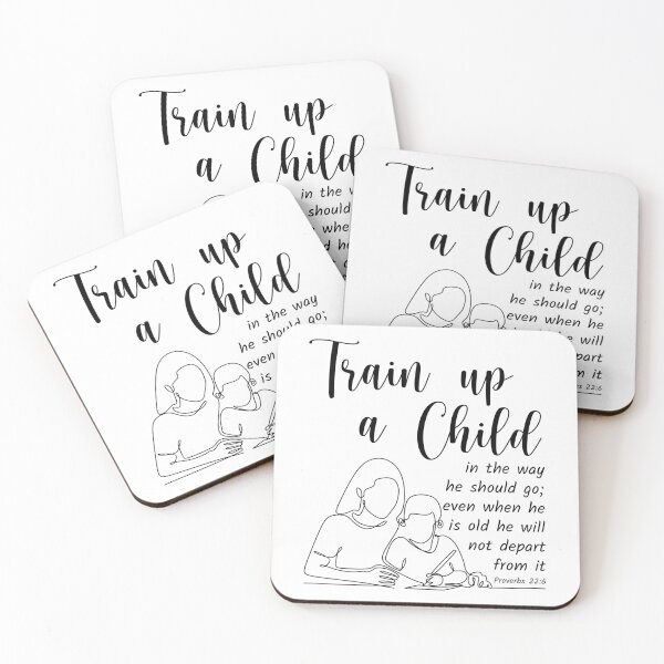 Item preview, Train Up A Child Bible Verse Proverbs 22 6 designed and sold by KA DESIGNS.