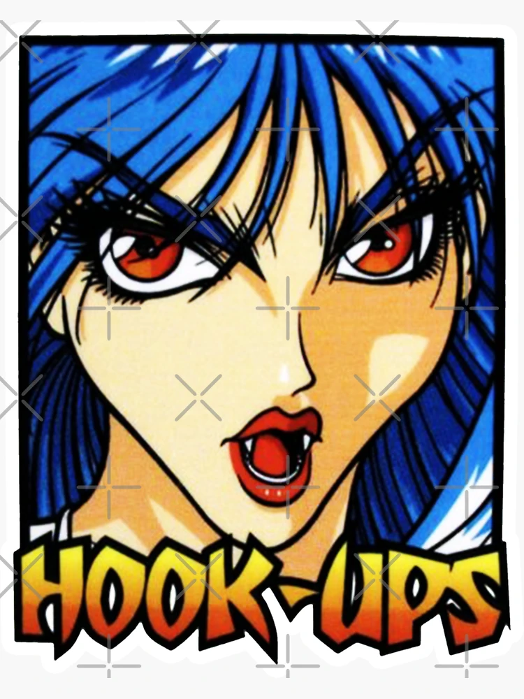 HOOK UPS VINTAGE SKATEBOARD PUNK ROCK ANIME GIRL