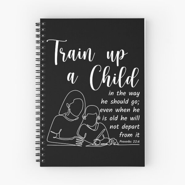 Item preview, Train Up A Child Bible Verse Proverbs 22 6 designed and sold by KA DESIGNS.