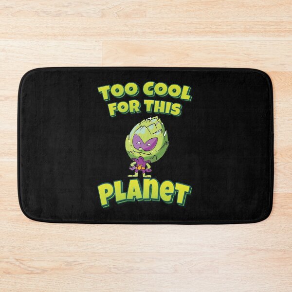 Item preview, Too Cool For This Planet Artichoke Alien Funny Simple Alien Quote designed and sold by WordsGamersUse.