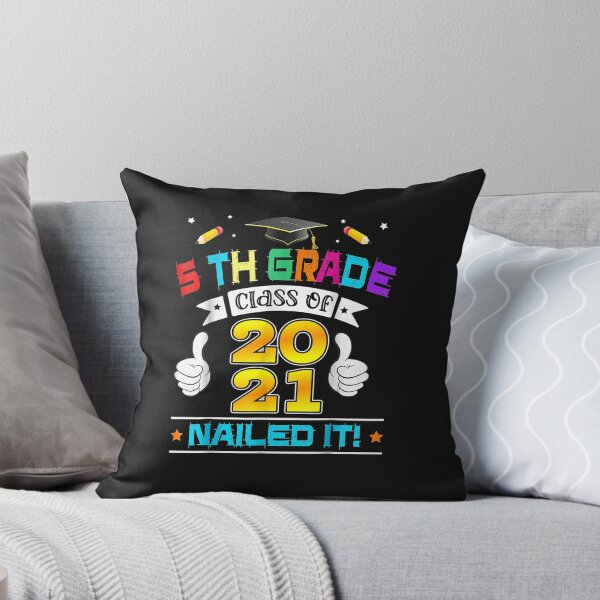 Item preview, Students Graduated 5th Grade Class 2021 Graduation Nailed It T-Shirt designed and sold by Expand-colombus.