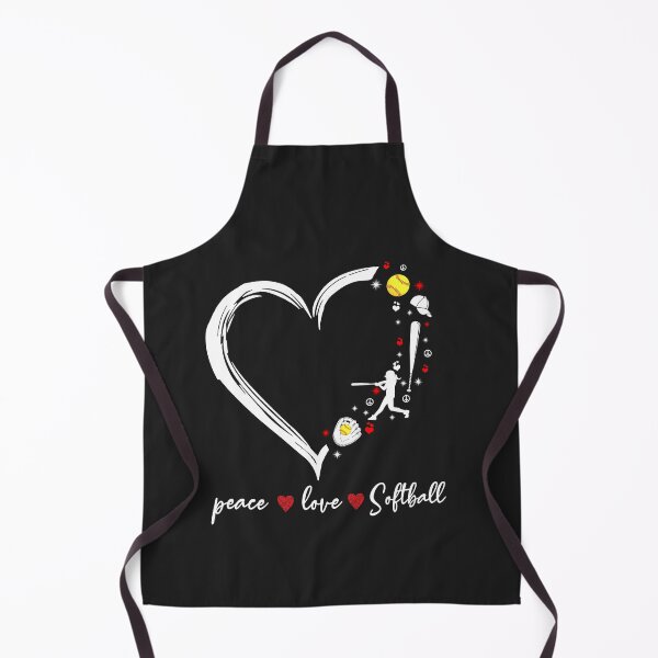 Item preview, Peace Love Softball designed and sold by WaveOcean123.
