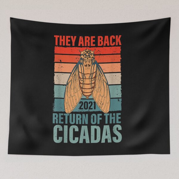 Item preview, They're Back Cicadas swarm Brood X usa 2021 Insect cicada T-Shirt designed and sold by Expand-colombus.