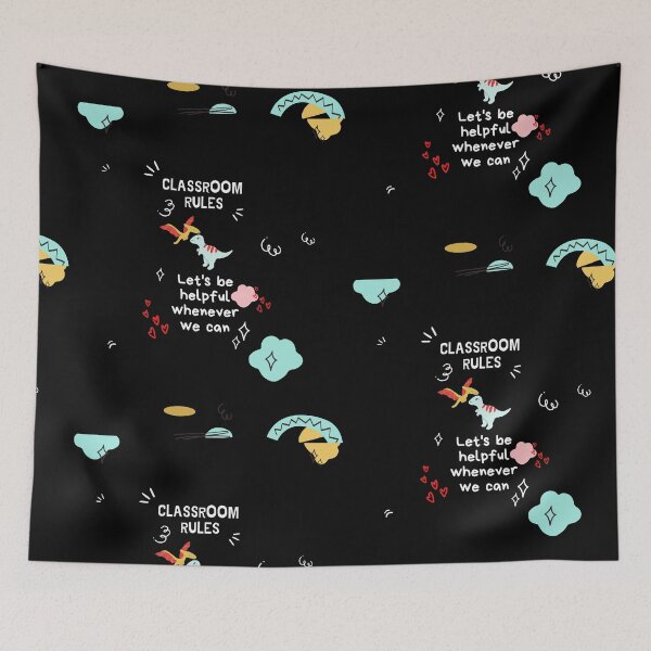 Item preview, Classroom Rules - Be Helpful designed and sold by GlobalHunt.