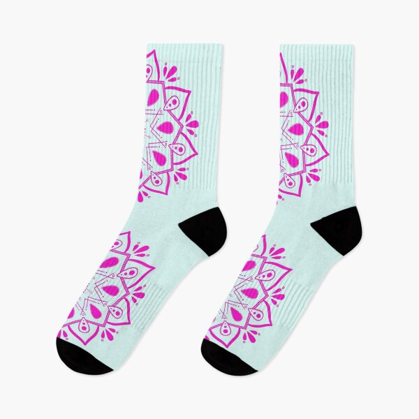 Item preview, Mandala flower rose pink -floral designed and sold by Mammanation.