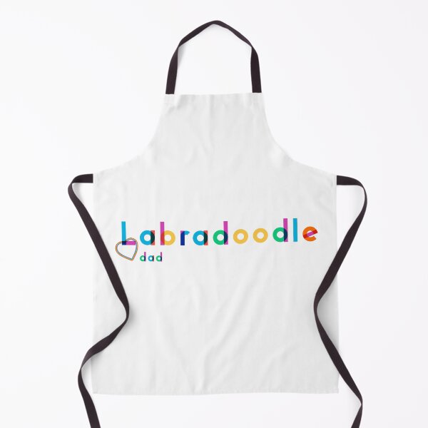 Item preview, Labradoodle Dad Rainbow lettering - Modern Design - Heart accent designed and sold by 8PawsStudio.