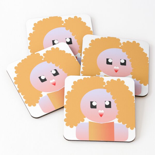 Item preview, CUTE REDHEAD GIRL WITH CURLY HAIR designed and sold by RetroPlaceee.