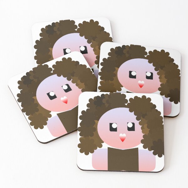 Item preview, CUTE GIRL BRUNETTE HONY BLONDE HIGHLIGHT WITH CURLY  designed and sold by RetroPlaceee.