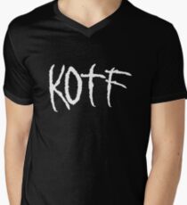 KOTF (WHITE FONT) Men's V-Neck T-Shirt