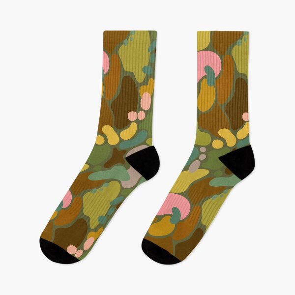 Item preview, Camouflage Shapes Pattern - Green and Browns designed and sold by Squarebird.