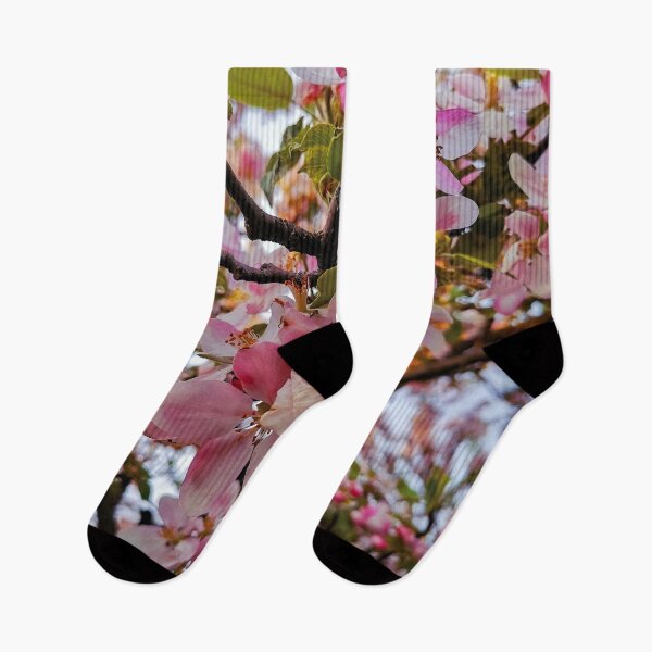 Item preview, Pink flowers blooming designed and sold by EvelinePatterns.