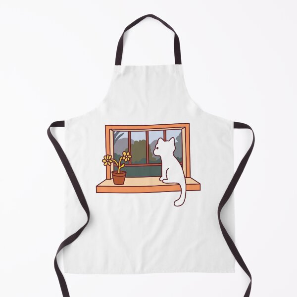 Item preview, Cat looking out window designed and sold by line-on-line.