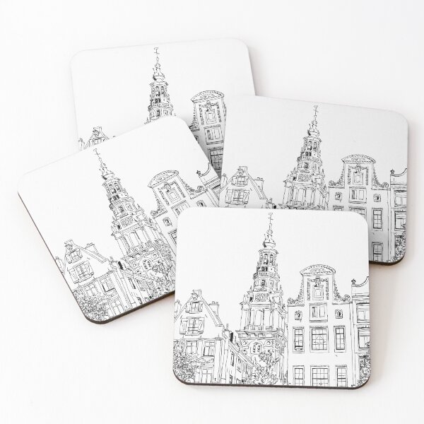 Item preview, South church Amsterdam canal houses designed and sold by hendrikjan1958.