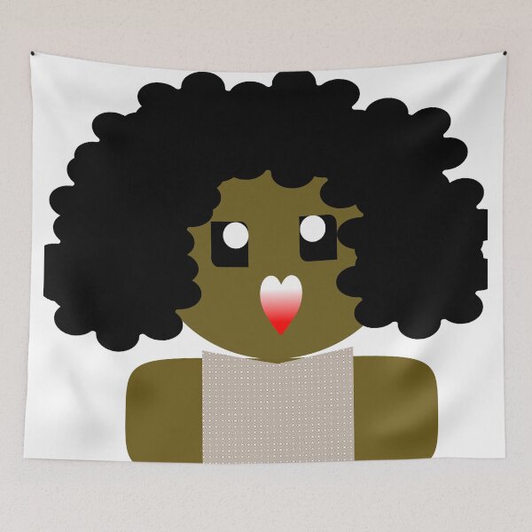Item preview, CUTE GIRL IN BROWN PATTERN SHIRT  designed and sold by RetroPlaceee.