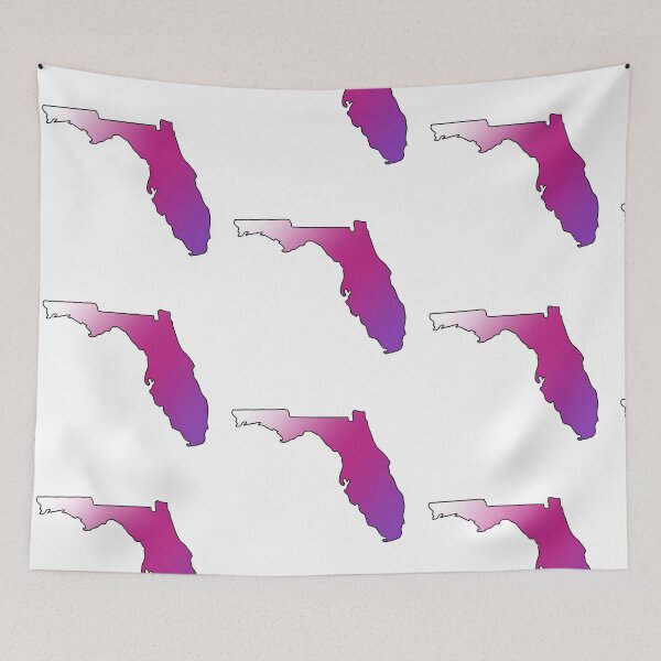 Item preview, Pink Purple Florida State Outline designed and sold by mtdgator16.
