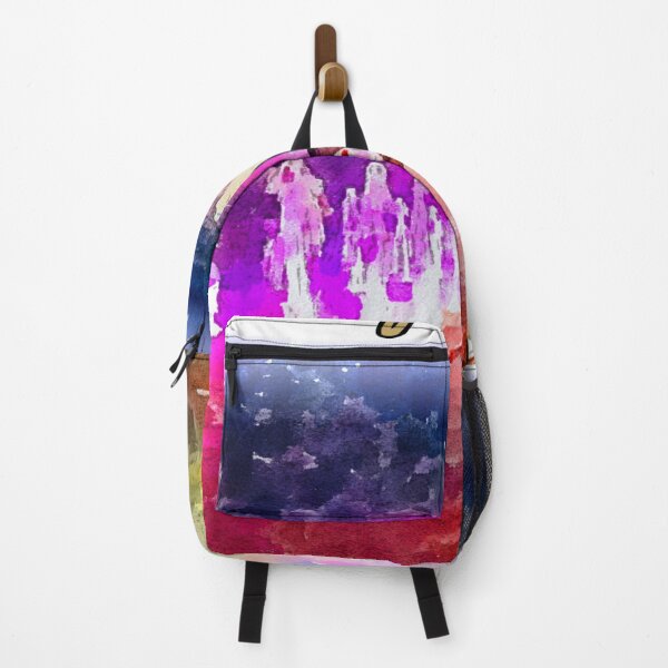 Item preview, Flamboyant Night Fountain (Watercolor) designed and sold by zzzozzo.